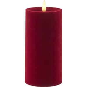 Sirius Sille velour LED bloklys, H15 cm